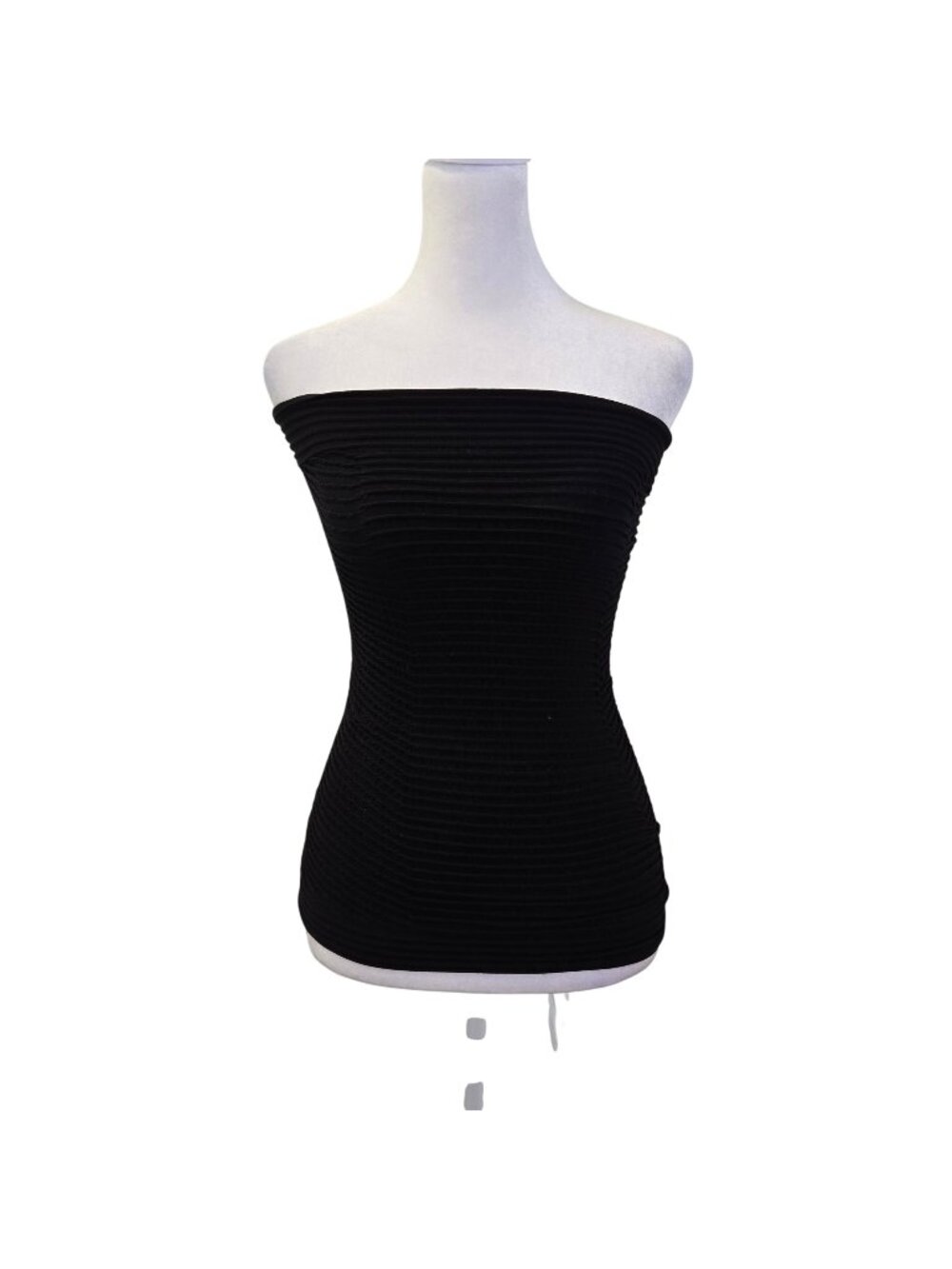 NWOT Nux Ribbed & Ruched Tube Top Size Small